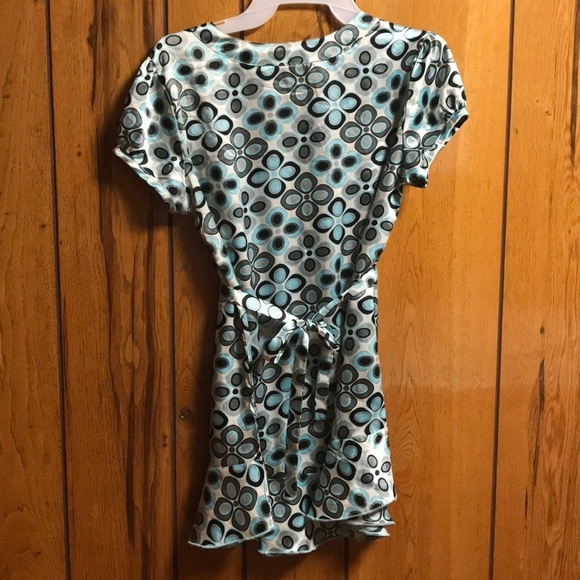 Antilia Femme tieback ruffled silky blouse - Picture 2 of 6